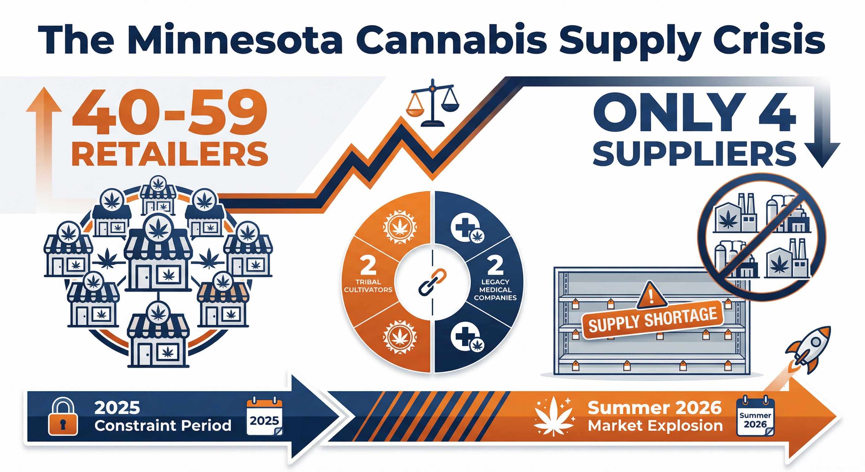 Minnesota Cannabis Supply Crisis Infographic